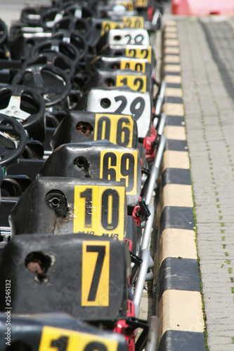 Photo: aligned karts 1 aligned karts 1
