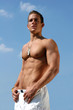 muscular male model