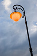 city lanterns at dusk