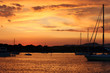 couche de soleil hyeres var plage de la badine