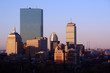 sunrise over boston