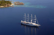 sailing cruiseship in bora bora sailing cruiseship in bora bora
