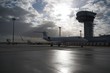 rain day on airport