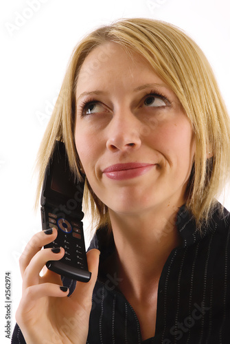 Photo: Woman on phone Woman on phone