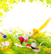 picture of decorative eggs in the nest picture of decorative eggs in the nest