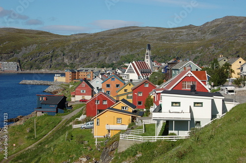 eglise et ville de hammerfest, norvège