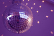shiny violet mirror ball shiny violet mirror ball