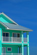 sherbert colored coastal home