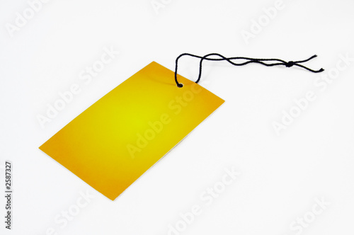 Photo: blank price tag blank price tag
