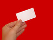 empty business card