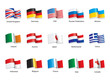Illustration: flags of different countries flags of different countries