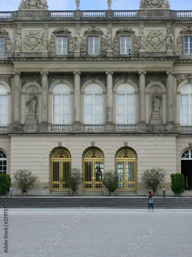 main entrance at herrenchiemsee castle