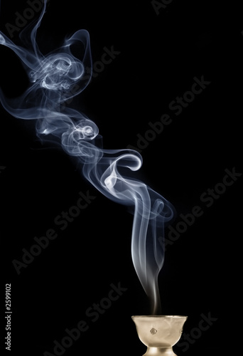 burning incense