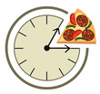 Illustration: lunch time lunch time