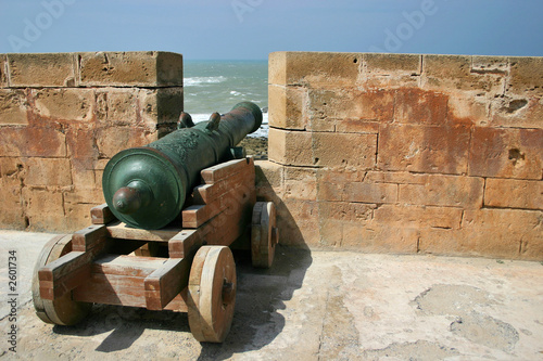 Photo: cannon in the fortress in essaouira cannon in the fortress in essaouira