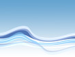 vague bleu