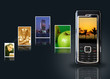 Illustration: mms, mobile multimedia concept mms, mobile multimedia concept