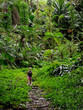 girl in the rainforest
