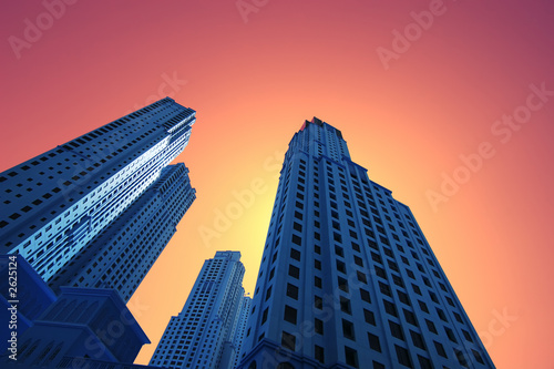 Illustration: skyscrapers skyscrapers