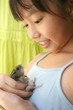 Photo: girl & hamster girl & hamster
