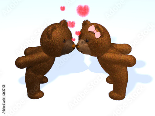 Illustration: bisou de nounours bisou de nounours
