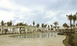 swimming pool abroad the sea