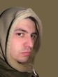 hooded man