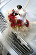 wedding car with bear