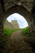 spiš castle (spisky hrad) - gate spiš castle (spisky hrad) - gate