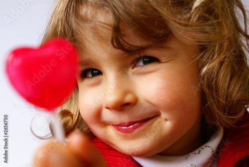 Foto: girl with lollipop girl with lollipop