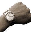 wrist watch on hand isolated tone wrist watch on hand isolated tone