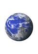 planet moon isolated