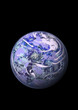 planet moon isolated