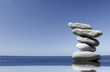 pepple stack in water pepple stack in water
