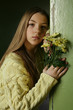 yellow chrysanthemums