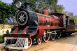 india: old steam train