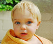 Photo: boy in towel boy in towel