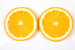 two orange slices