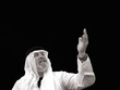 black and white portrait - the sheik gestures toward the heavens black and white portrait - the sheik gestures toward the heavens