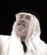 the sheik - a black and white portrait