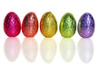 oeufs de pâques colorés