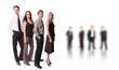 a business team