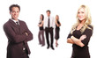 a business team
