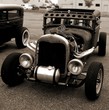 Model A Coupe Ratrod In Sepia