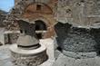 ruins of bakery in pompeii, italy