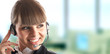 beautiful customer representative