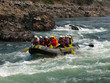 shooting the rapids