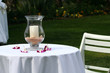 by candle light
