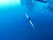 blue morning row