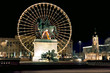 place bellecour statue de louis xiv roue lumière